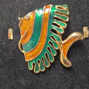 Colorful Fish Brooch